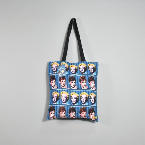 Pinaken Andy Warhol Marilyn Canvas Tote Bag For Women and Girls
