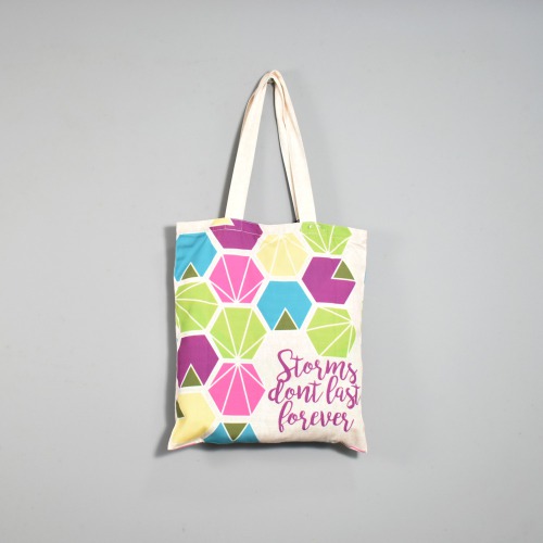 Pinaken Storms Don't Last Forever Canvas Tote Bag For Women And Girls