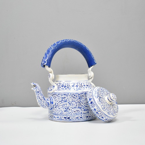 Royal Kettle Holder Handicraft Decorative Kettle | Traditional Hand-Painted Kettle Showpiece For Home Decoration