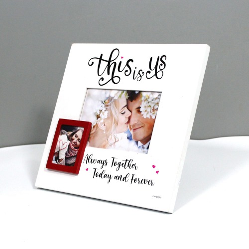 This is us Always Together Today and Forever Wooden Frame | Wooden Photo Frame| Tabletop Frame| For Special One