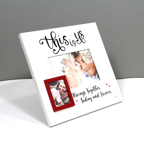 This is us Always Together Today and Forever Wooden Frame | Wooden Photo Frame| Tabletop Frame| For Special One