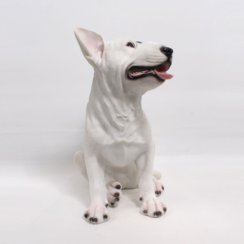 Bull Terrier Sitting Showpiece For Home Decor