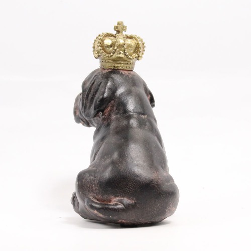 Antiqued Bronze Finished Dog Figure Showpiece For home Decor