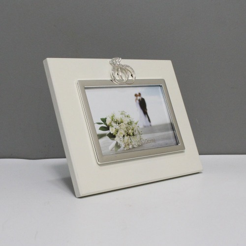 White Engagement Ring Photo Frame For Your Special One