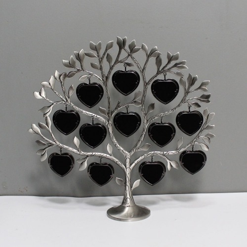 Metal Heart Shape Family Tree Photo Frame For Special One | Multiple Photo Frame