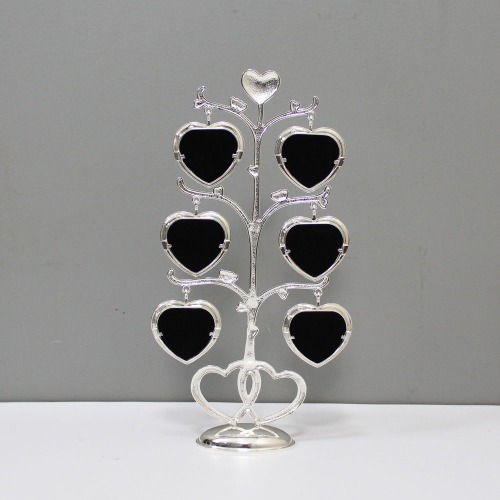 Family Heart Shape Metal Photo Frame | Multiple Photo Frame