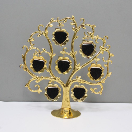 Golden Metal Family Tree Photo Frame | Multiple Photo Frame