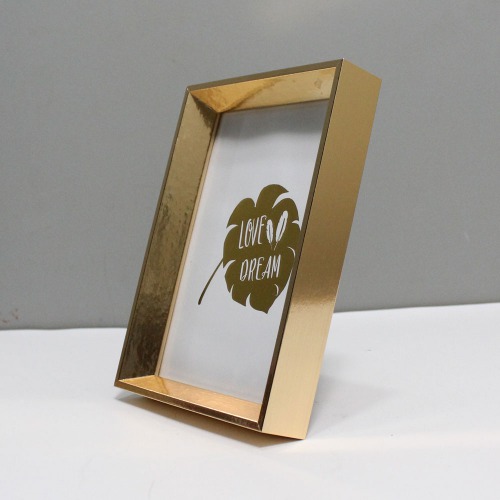 Golden Border Hanging Photo Frame For Home Decor