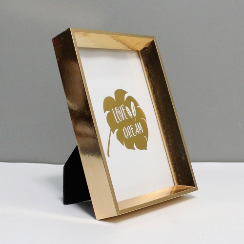 Golden Border Hanging Photo Frame For Home Decor