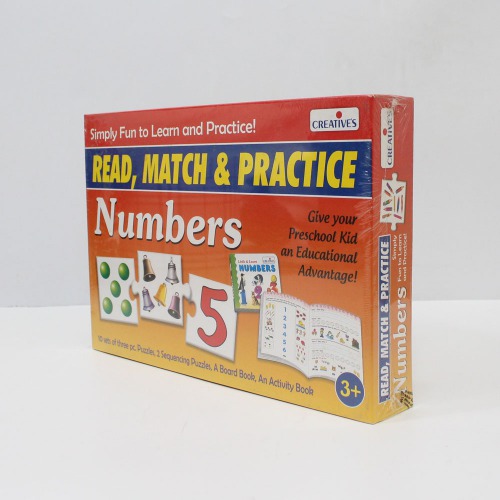 Creative Read, Match & Practice Numbers| Activity Kit| Board games| Games For Kids