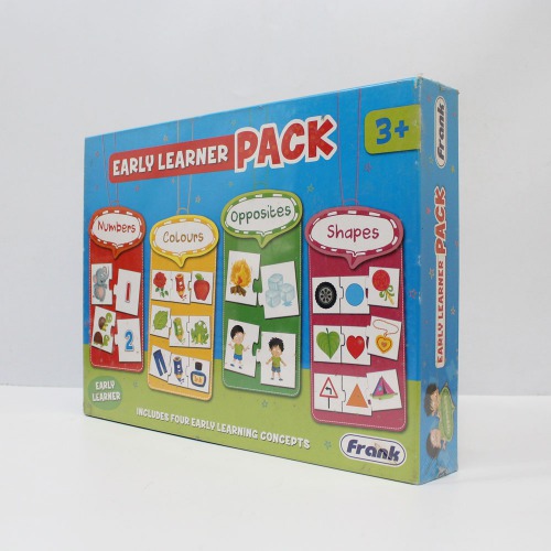 Frank Early Learner Pack Self-Correcting Puzzles, Early Learner Educational Jigsaw Puzzle Set| Activity Kit| Board games| Games For Kids