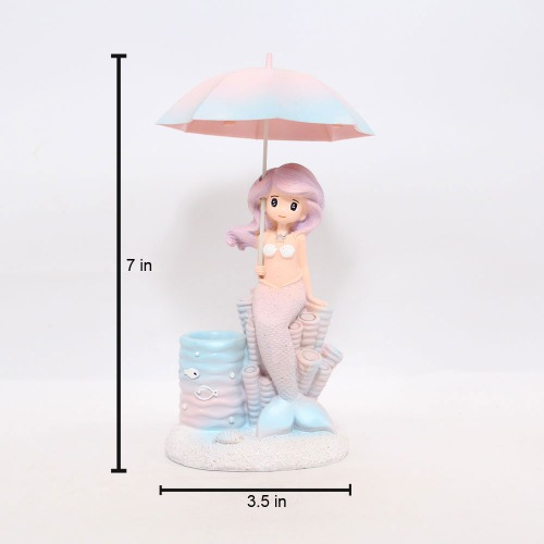 Marmaid Cute Girl Showpiece | Statue Figurines for Home Decor Outdoor Entrance Living Room Decoration