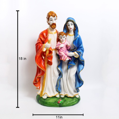 Home decor Fiber Jesus Holy Family Home Decorative Christmas Decoration Statue Showpiece Idol