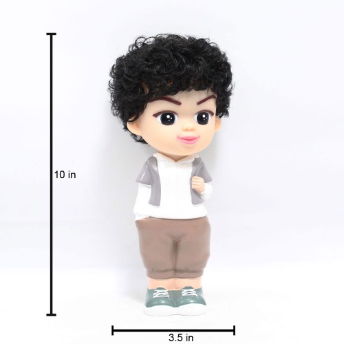 Standing Baby Boy Doll Shaped Money Saving Bank Toy for Kids | Showpiece | Decor | Kids | Piggy Bank