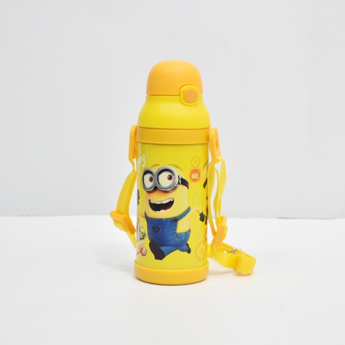 Minion Water Bottle For Kids | BPA Free Kids Water Bottle - Anti-Leak Cartoon Kids Water Bottle For Boys |Girls