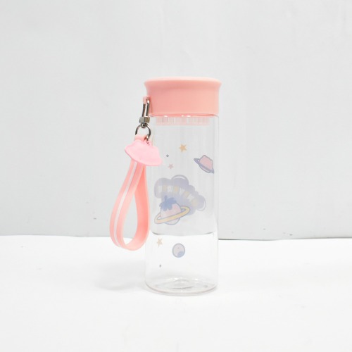 Pink And Orange Water Bottle For Kids | Adults Double Walled Flask | Spill Proof Lock Closure