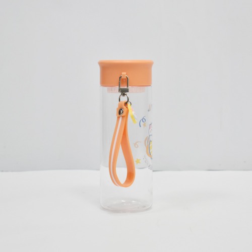 Pink And Orange Water Bottle For Kids | Adults Double Walled Flask | Spill Proof Lock Closure