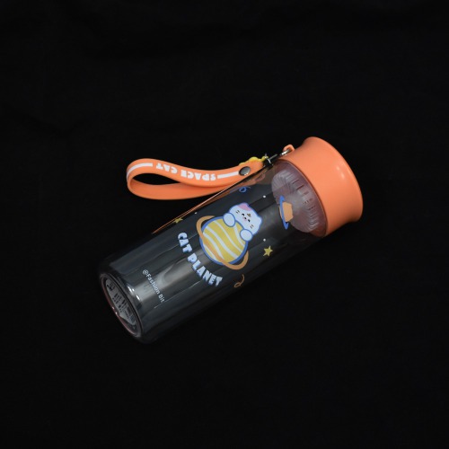 Pink And Orange Water Bottle For Kids | Adults Double Walled Flask | Spill Proof Lock Closure