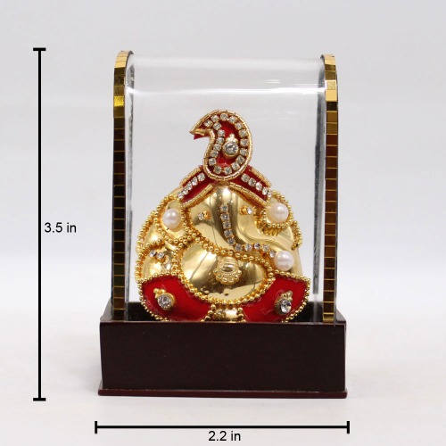 Sada Ceramic Ganesha Cabinet Murti | Statue for Living Room | Ganesha showpiece| showpieces in Home