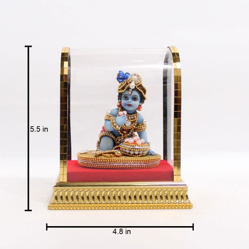 Laddu Gopal Bal Gopal Kanha ji Murti Radha Krishan Statue Krishna Murti for Gift Home Pooja Room Showpiece Idol