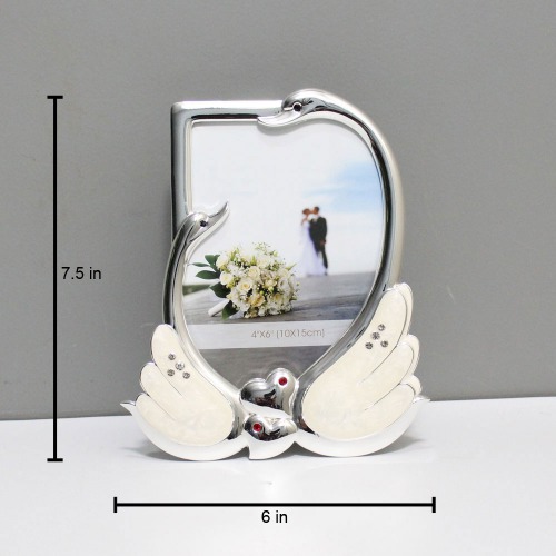 Silver Swan Table Photo Frame For Someone Special | Table Top Photo Frame