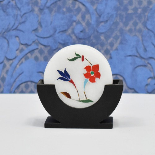 Marble Tea Coffee Coaster Set - Home Decor Handicrafts | Home Decor | Home Decorative Items