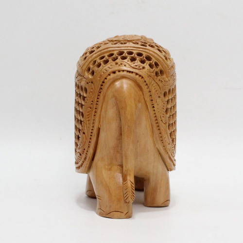 Wooden Elephant Showpiece Figurine Home Decor Gift Showpiece Decorative Showpiece