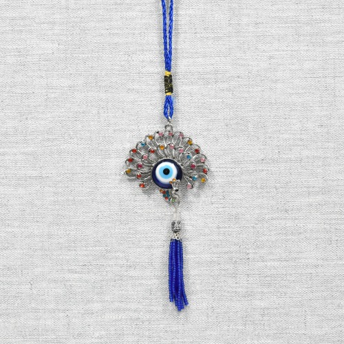 Evil Eye Peacock Wall Hanging For Vastu Feng Shui Good Luck Prosperity Success Health Wealth Office Home Decor