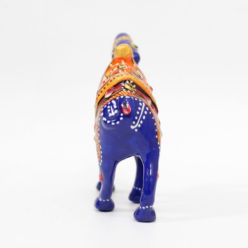 Attractive Aluminium Camle Meenakari Work Showpiece for Home Decoration and Gift Purpose