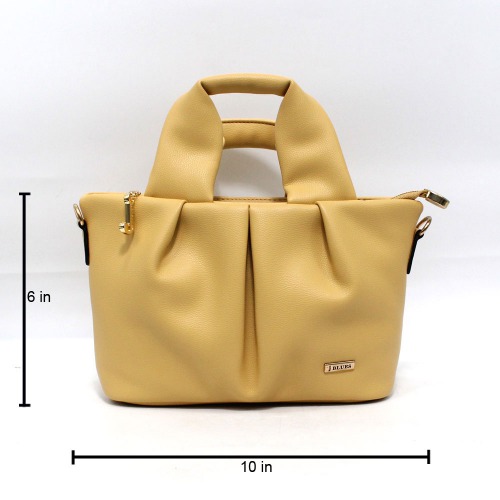 j Blues Ruches Yellow Clutches Bag For Women and Girls| Women Bags| Purse Hand bag