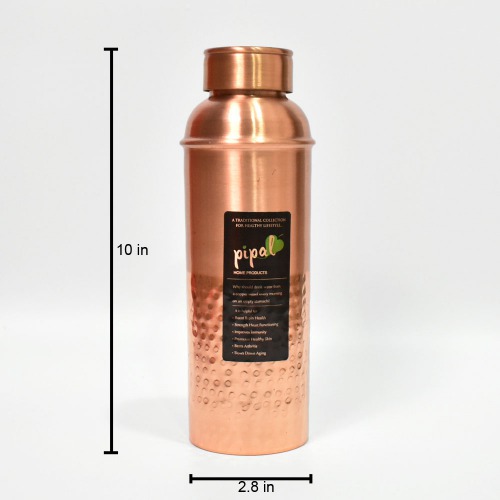 Pipal Caliber Matt-Hammer Copper Bottle 1000 ml