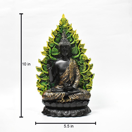 Gautama Buddha Statue With Green Leaves Tree | Spirituals | Gautam Buddha | Buddha | Home decor