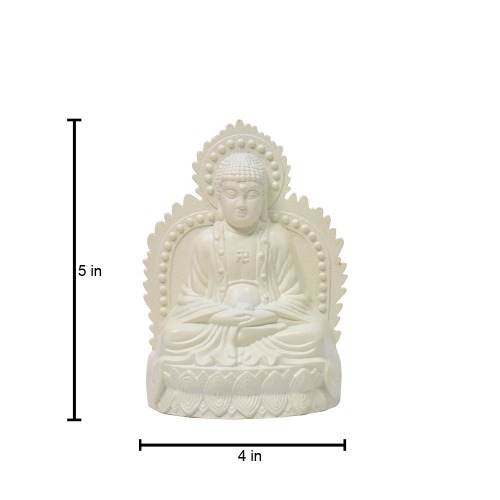 Gautama Buddha Two Side face Statue | Antique Lord Buddha Handicraft Idol God Gautama Buddha Statue