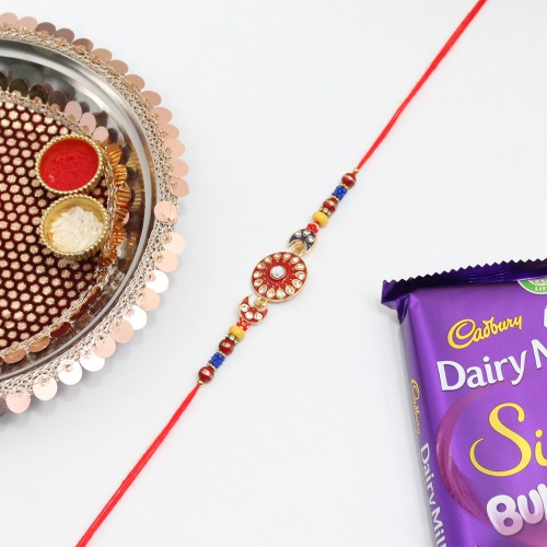 Premium Diamond Elegant Rakhi | Best Rakhi for your brother Raksha Bandhan | Rakhi For brother