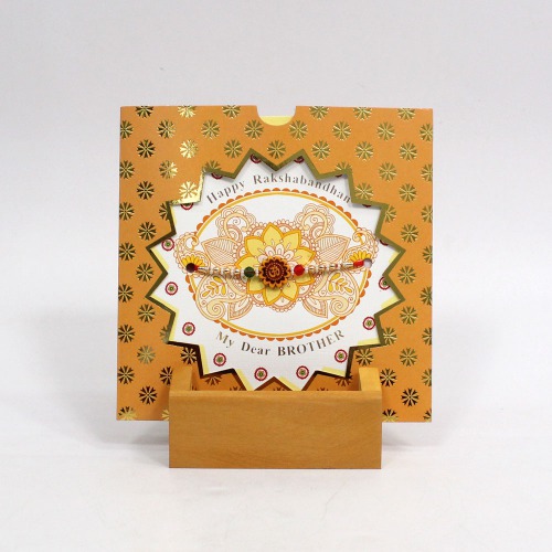 Happy Raksha Bandhan to My Dear Brother Greeting Card