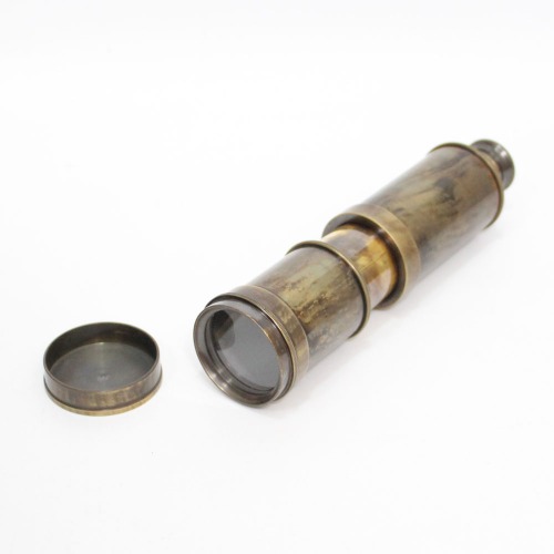 Nautical Brass Telescope with Wooden Box| Antique Things