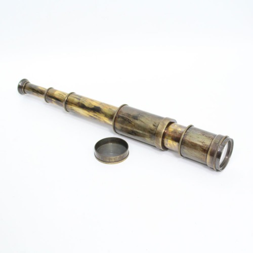 Nautical Brass Telescope with Wooden Box| Antique Things