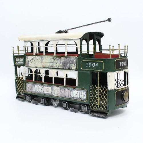 Hong Kong Tramway Showpiece For Home Decor| Metal Showpiece