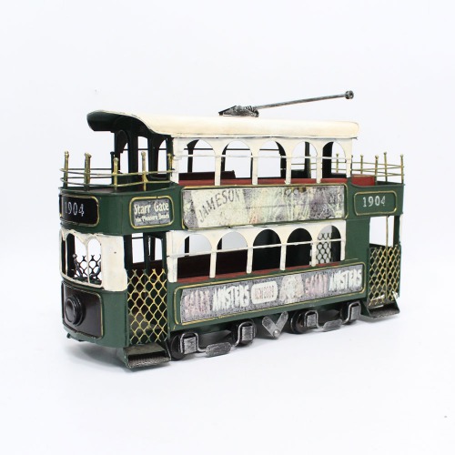 Hong Kong Tramway Showpiece For Home Decor| Metal Showpiece