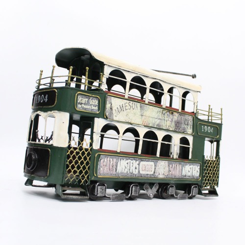 Hong Kong Tramway Showpiece For Home Decor| Metal Showpiece