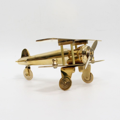 Gold Plated Airplane Model Showpiece| Showpiece For Home Decor