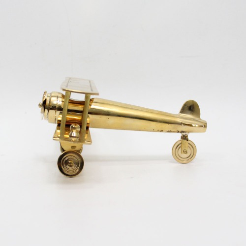 Gold Plated Airplane Model Showpiece| Showpiece For Home Decor
