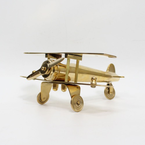 Gold Plated Airplane Model Showpiece| Showpiece For Home Decor