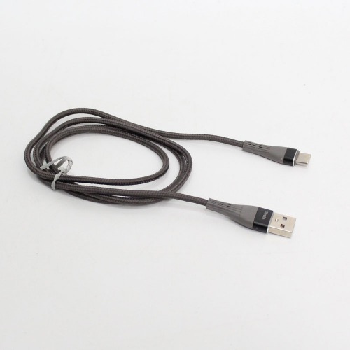 Toreto TOR-892 Tor-Cord Neo 2 Speed Type-C USB Cable, 2.4A Fast Charging Cable & 2 Meter Long USB Cable - (Black)