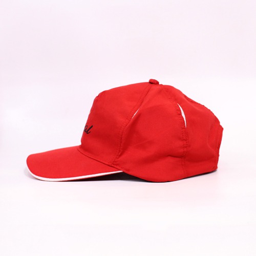 Red Personalised Caps, Custom Name Printed Adjustable Cap | Gift For Boys